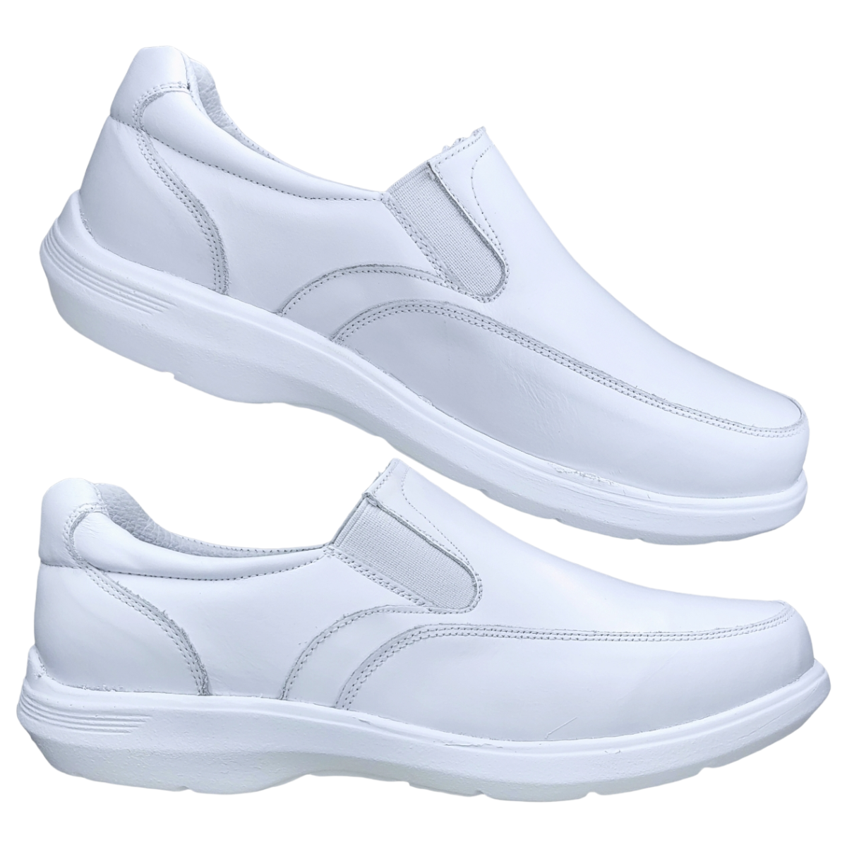 Zapato Clínico Hotelero Restaurantes Hospitales Enfermería Blanco Caballero