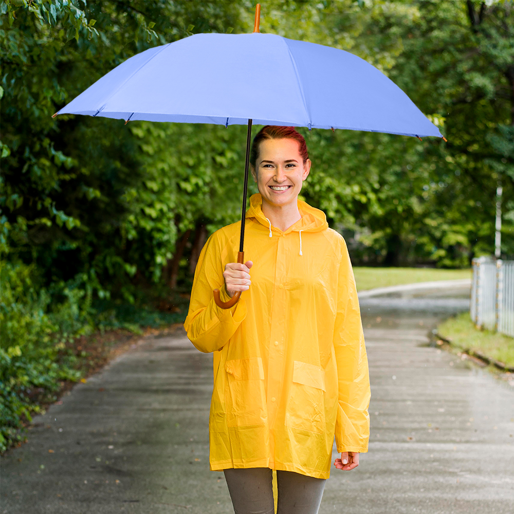 Paraguas Unisex Premium XL Reforzado 8 varillas Resistente a Vientos y Lluvias Fuertes, Mango Ergonómico y automático con funda incluida, Fácil de Transportar.