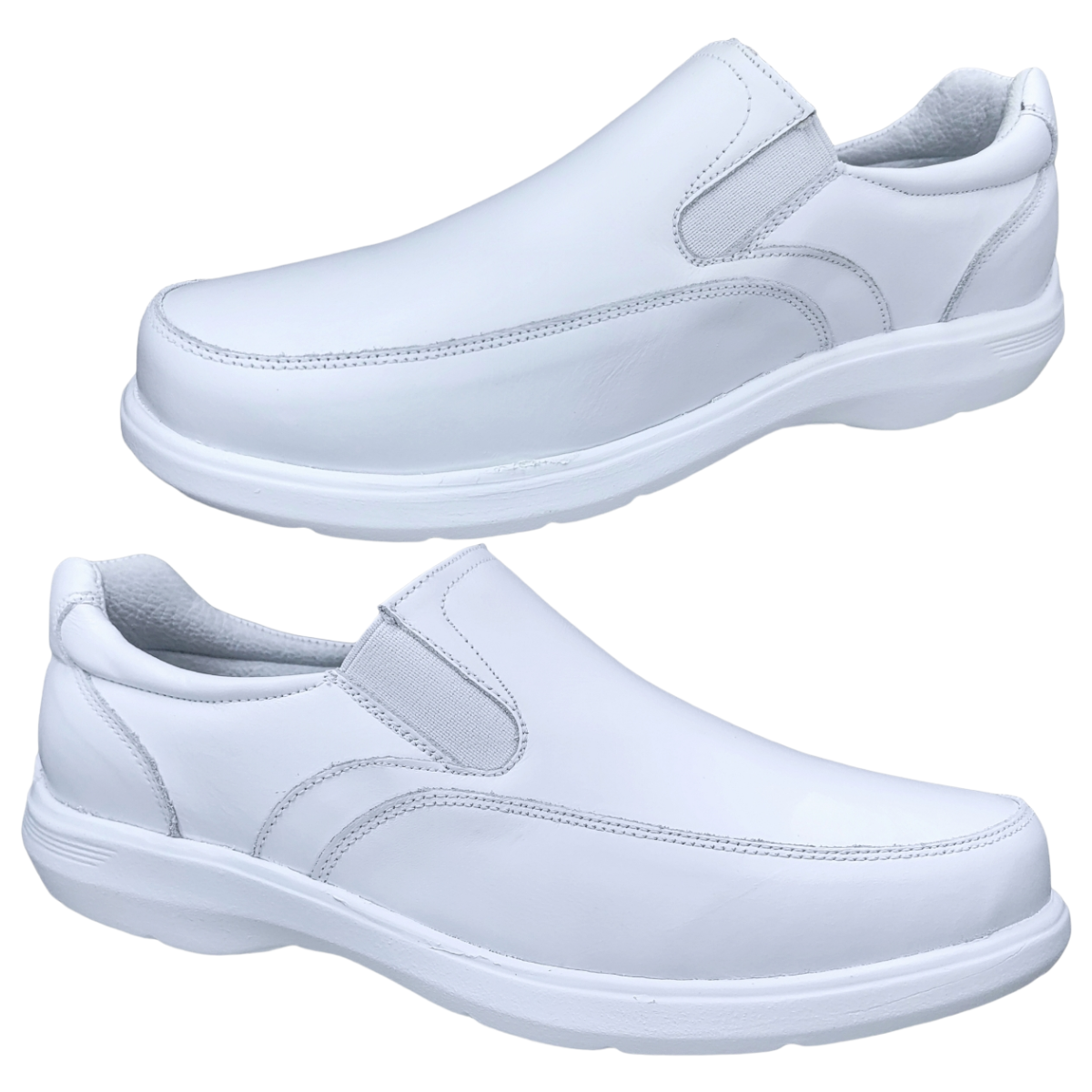 Zapato Clínico Hotelero Restaurantes Hospitales Enfermería Blanco Caballero