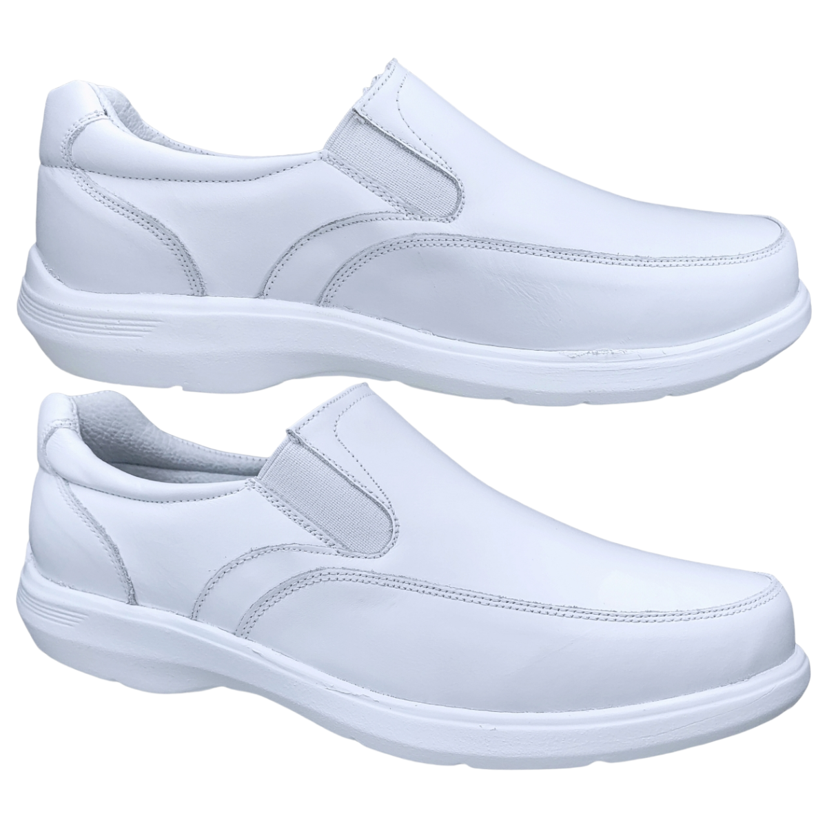Zapato Clínico Hotelero Restaurantes Hospitales Enfermería Blanco Caballero