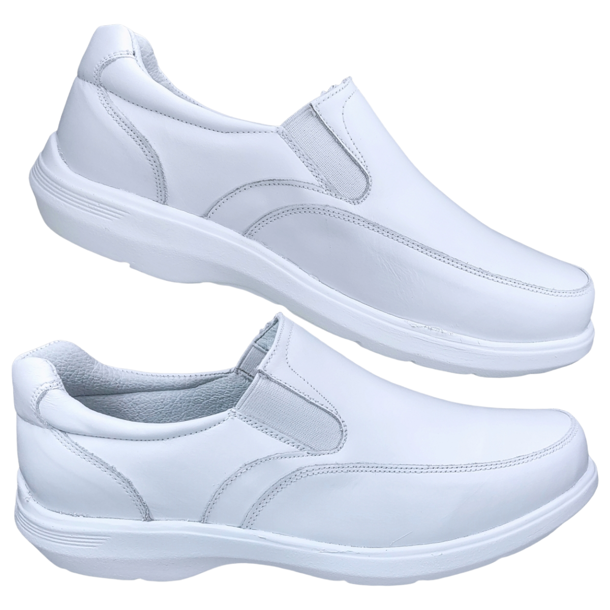 Zapato Clínico Hotelero Restaurantes Hospitales Enfermería Blanco Caballero