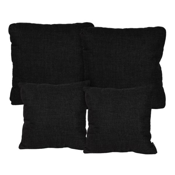 Combo de 4 Cojines AlfaOne y ZitaOne Negro