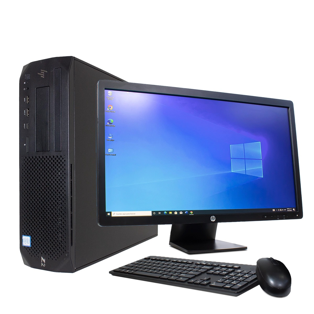 Equipo Completo HP Z2 G4 Workstation i7 9th 480Gb SSD, 16Gb RAM Monitor 22" (Reacondicionado)