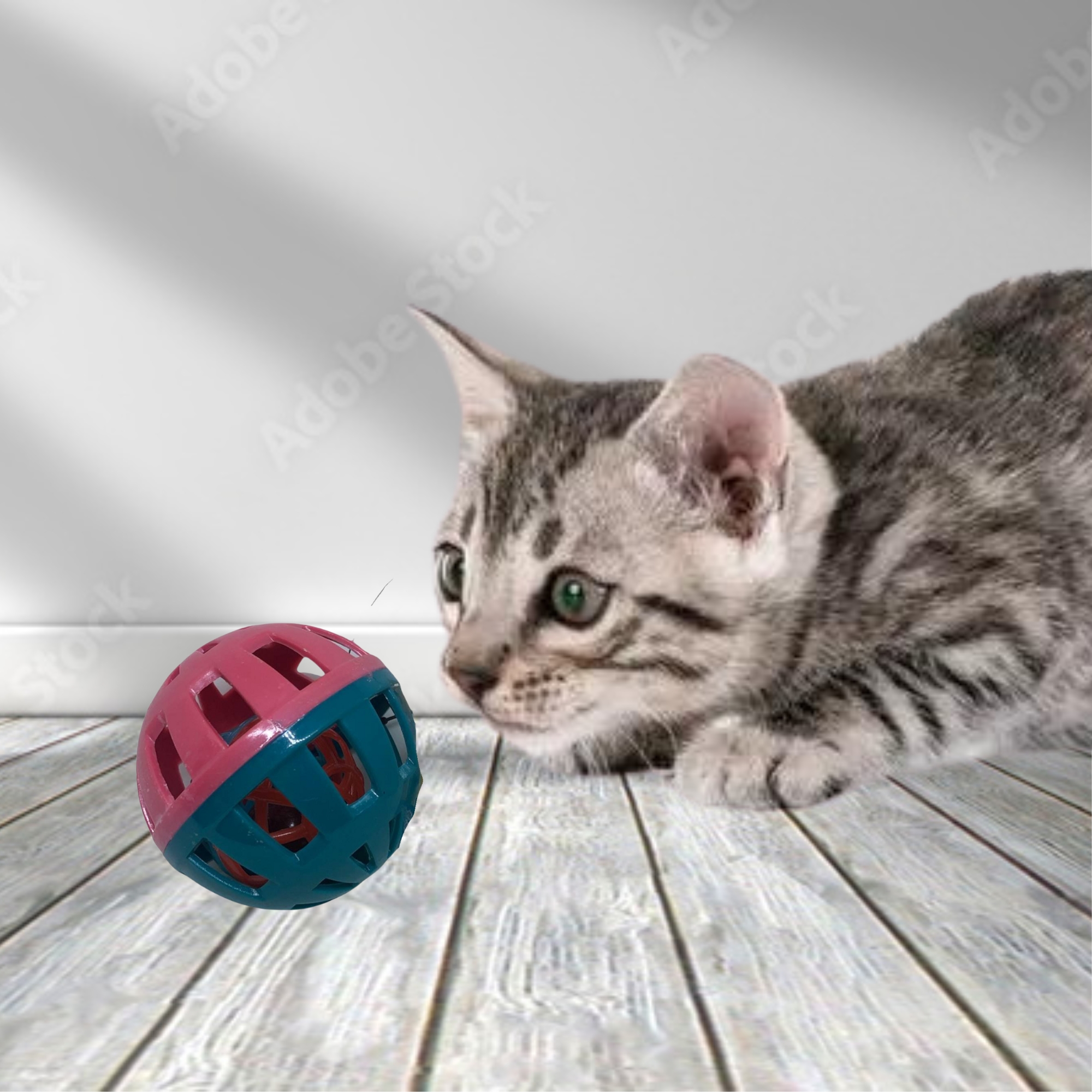 Juguete Para Gatos Cascabel Color Verde My Pet