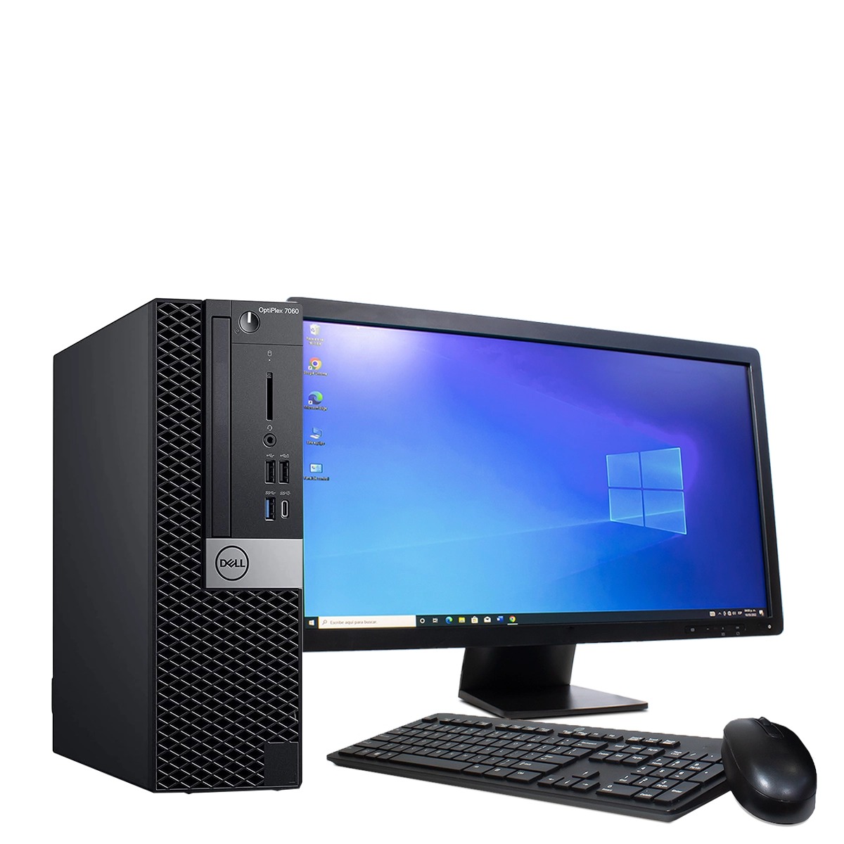Equipo Completo Dell Optiplex 7060 SFF Core i7-8700 16Gb RAM 480 SSD Monitor 22" (Reacondicionado))