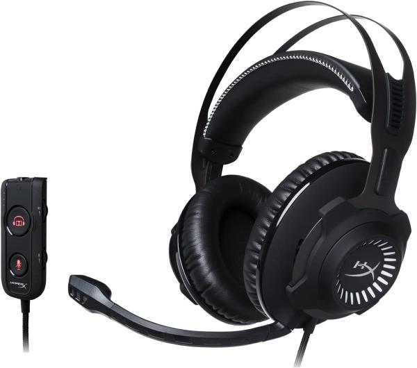 Audífono Hyperx Gamer Cloud Revolver Pro 7.1 para Ps4/Pc Alámbrico 1 Metro 3.5mm Negro