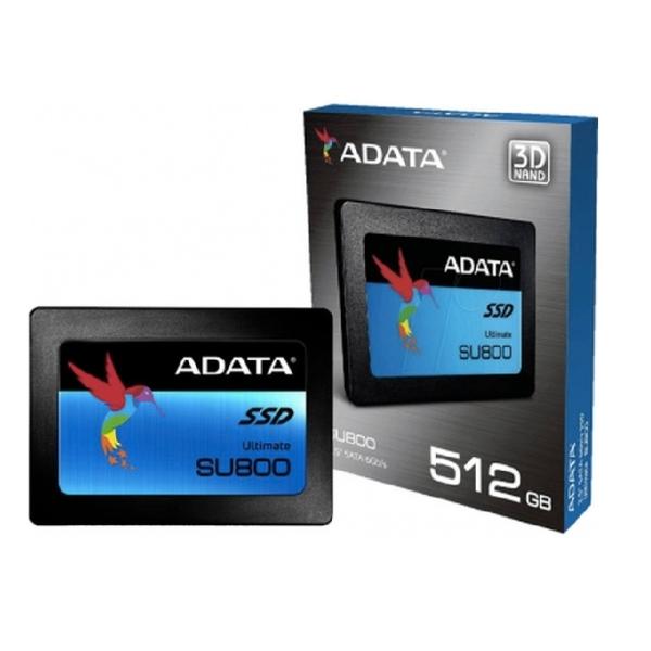 Unidad de Estado Solido SSD Adata Su800 Ultimate 512Gb SATA 2.5 Read 560Mb/S Write 520Mb/S