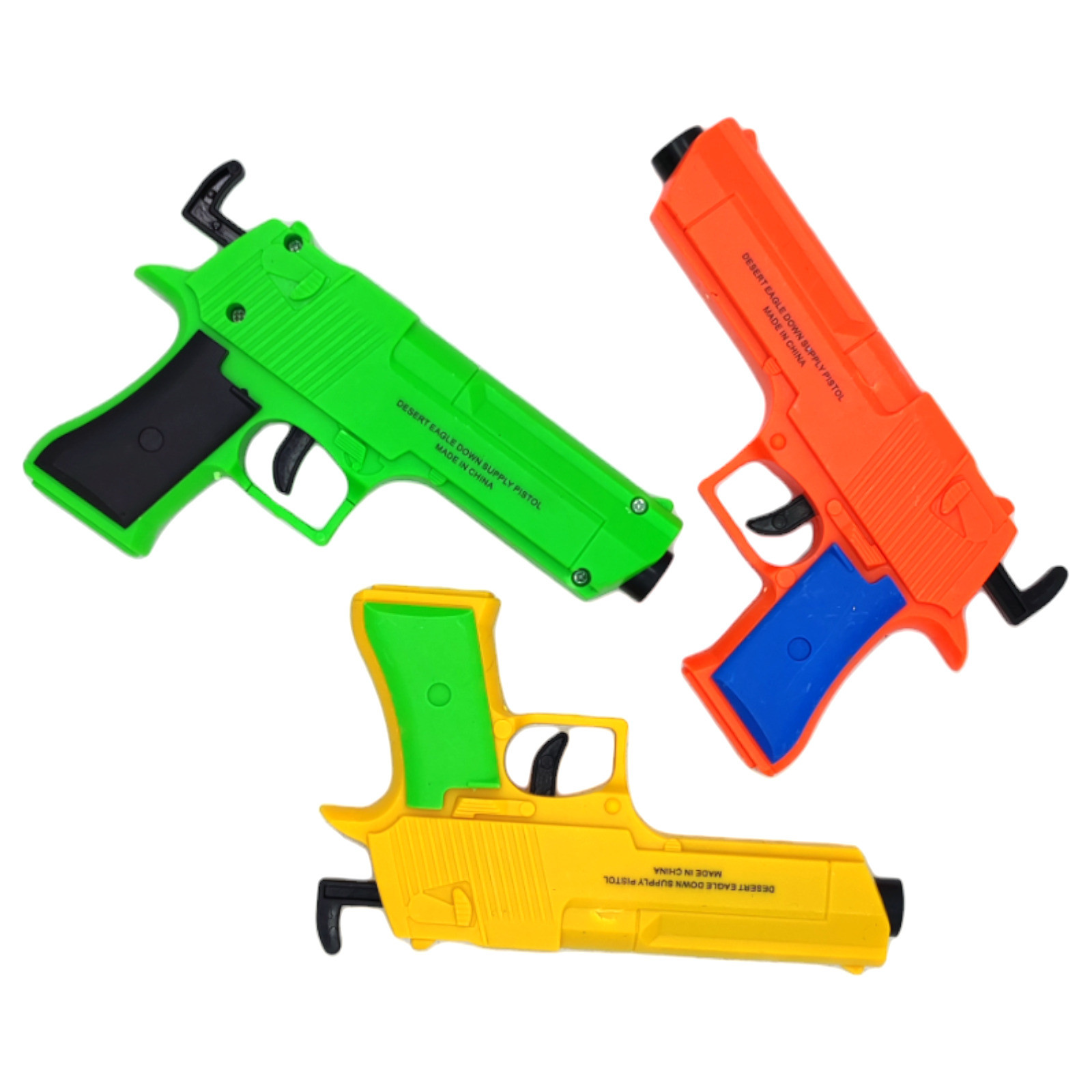 Pistola de Gel 3pz para Niños con Bolas y Dardos Manual Hidrogel - Multicolor.
