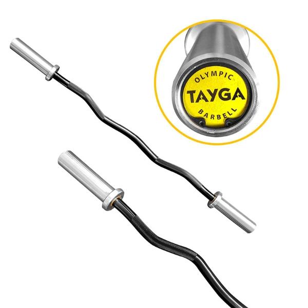  Tayga barra Z olímpica curl bar 1.2 m