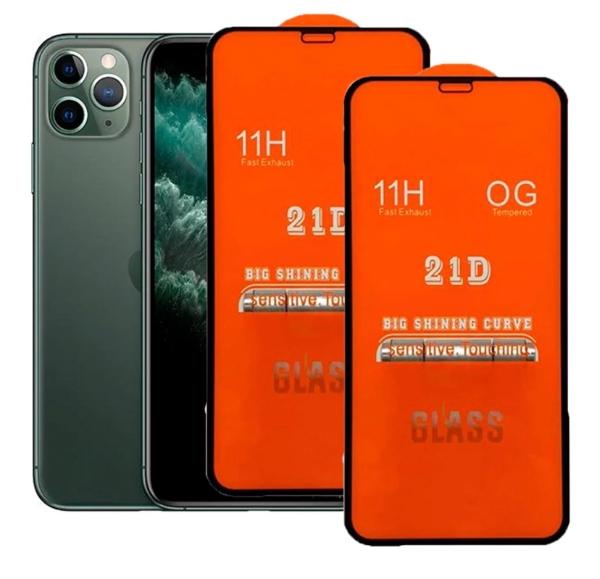 Mica De Cristal Templado Para IPhone 12/12 Pro 21D Dureza H11 Premium Pantalla Completa