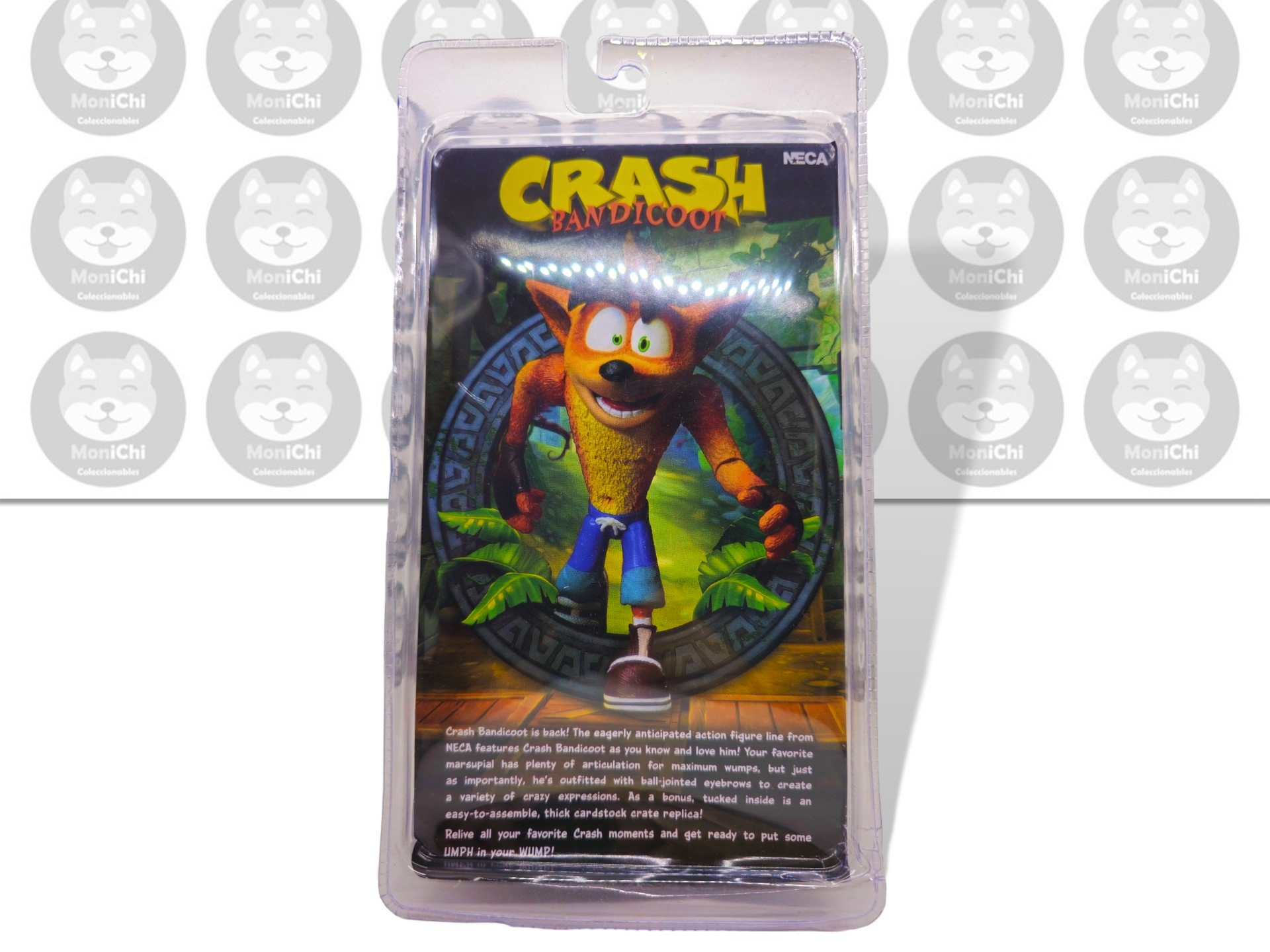 Crash Bandicoot Bandicot Neca Figura Accion Muñeco Juego 