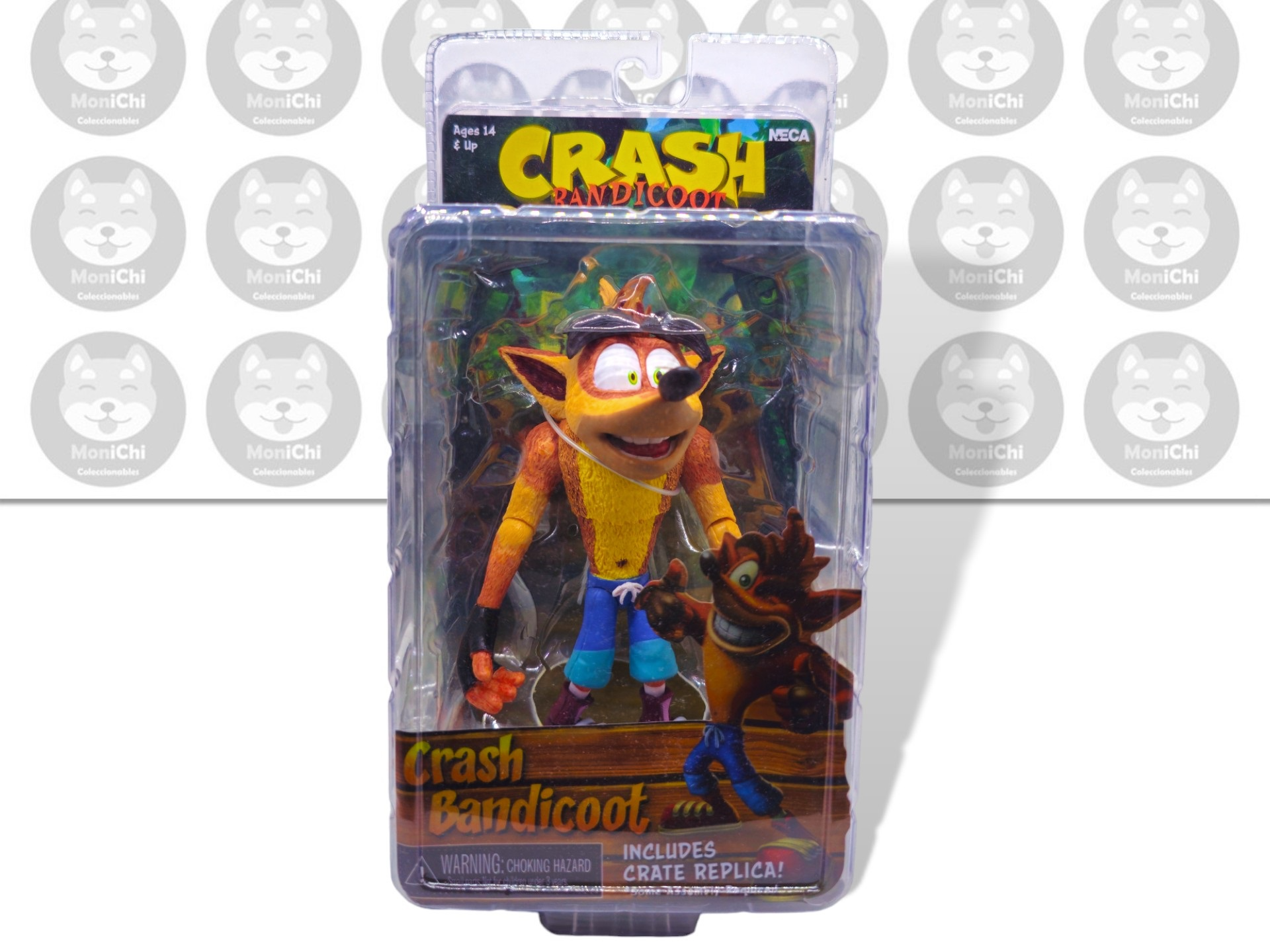 Crash Bandicoot Bandicot Neca Figura Accion Muñeco Juego 