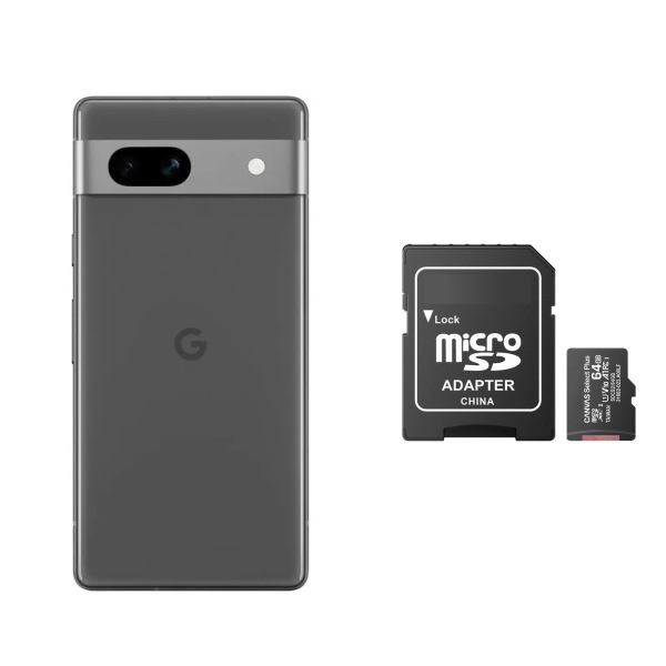 Google Pixel 7A Gris, 128GB Almacenamiento, 8GB RAM, Reacondicionado.