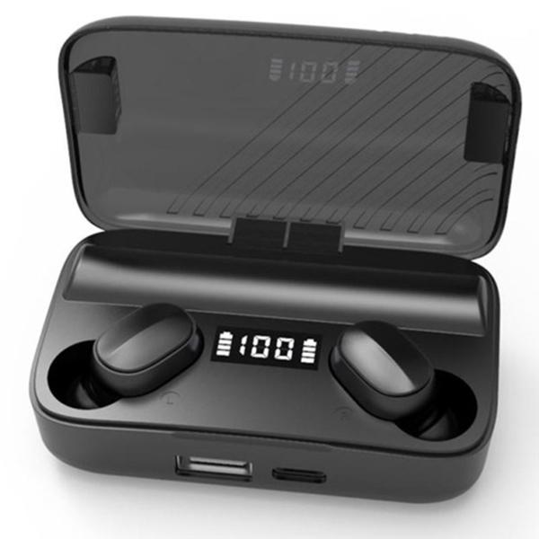 Fralugio Manos Libres Audifonos Bluetooth 5.0 A9 Tws True Wireless Original 