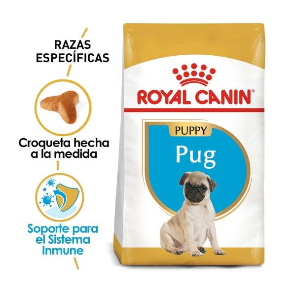 Alimento Croqueta Para Pug Cachorro 1.1Kg Royal Canin