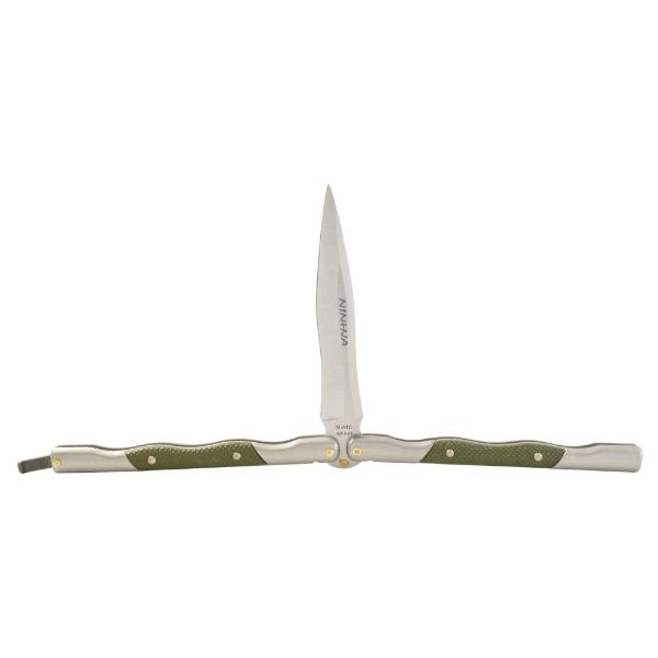 Navaja Mariposa Ninhja Cromo Duro Mod 324-C Miguel Nieto