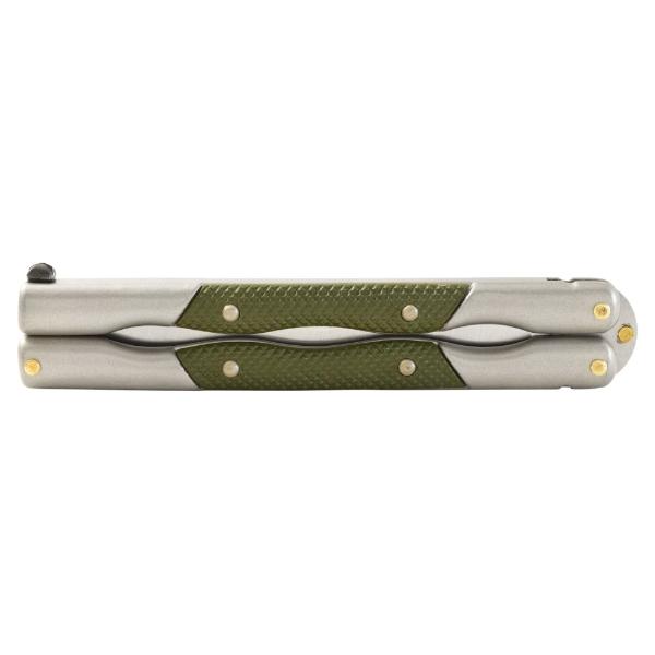 Navaja Mariposa Ninhja Cromo Duro Mod 324-C Miguel Nieto