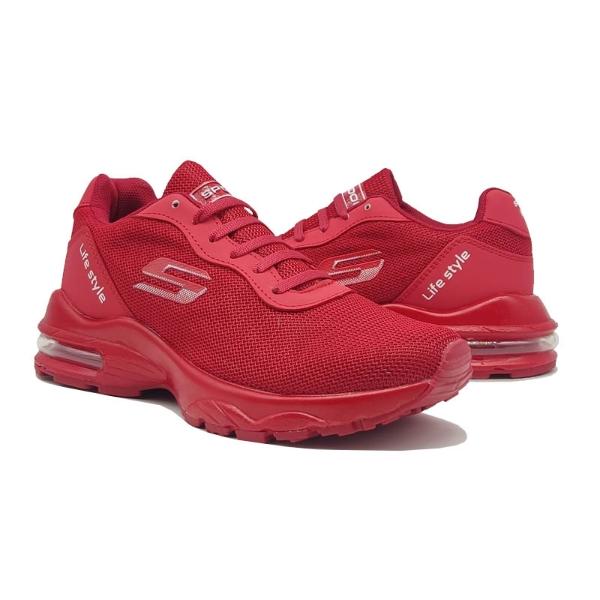 Tenis Spook 1040 Rojos Mujer Gym Ejercicio Válvula Running Deportivos