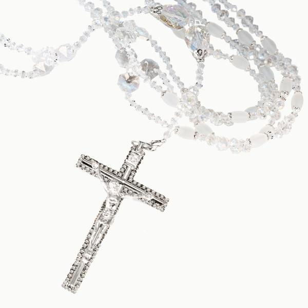 Lazo de boda artesanal de cristal cortado