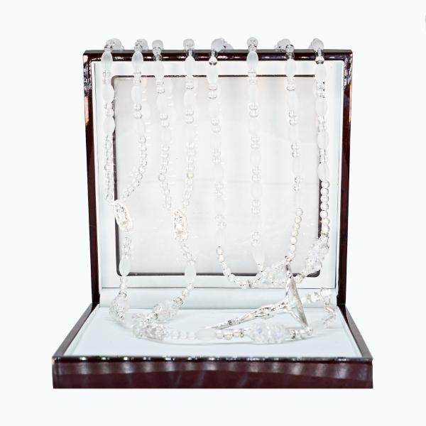 LAZO DE BODA DE CRISTAL CORTADO