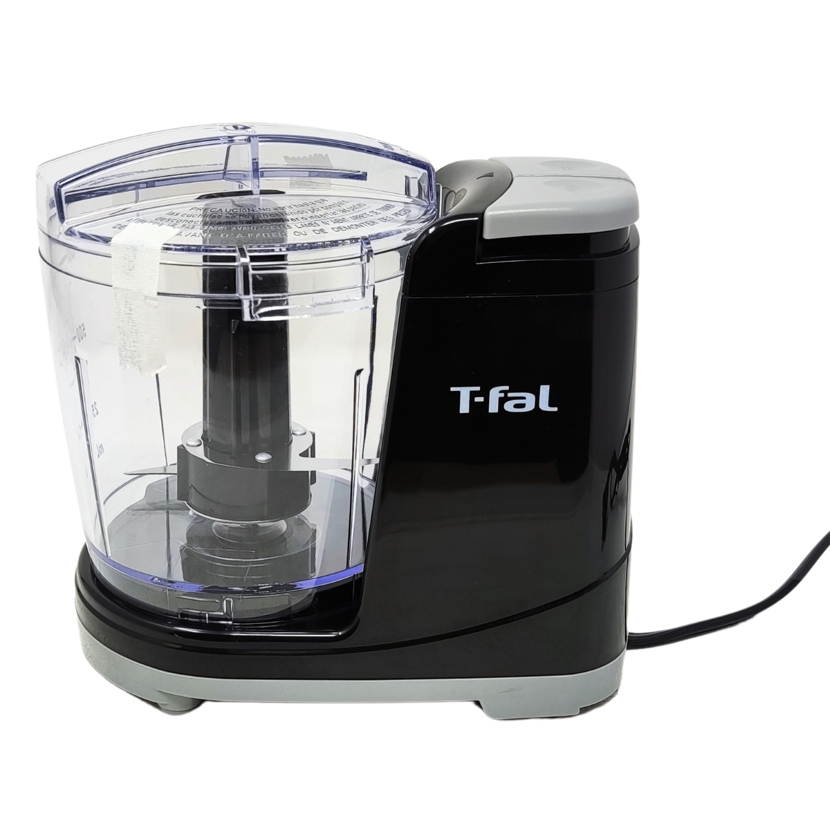 Procesador De Alimentos Max 2 Velocidades 700 ml Negro T-fal Mf2528mx.