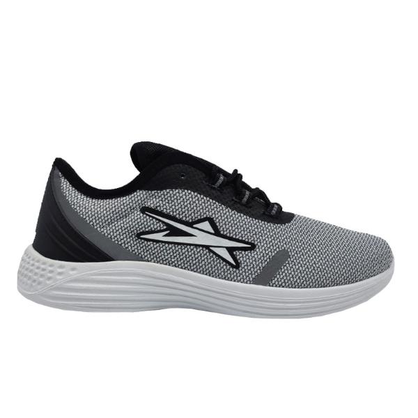 Tenis Eescord 2105 Gris Blanco Mujer Niña Correr Ejercicio Gym