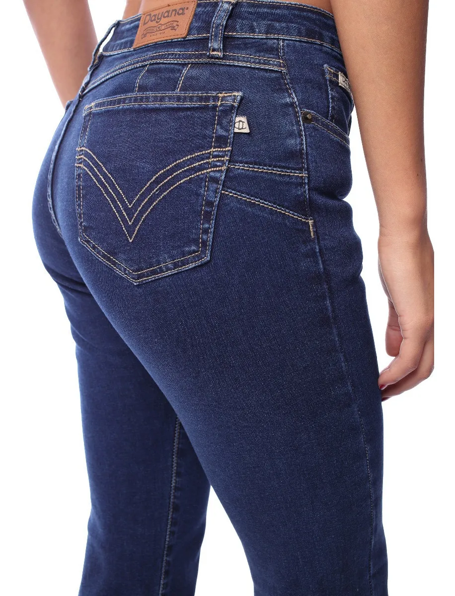 Jeans Dayana Mezclilla Stretch Cintura Alta 009