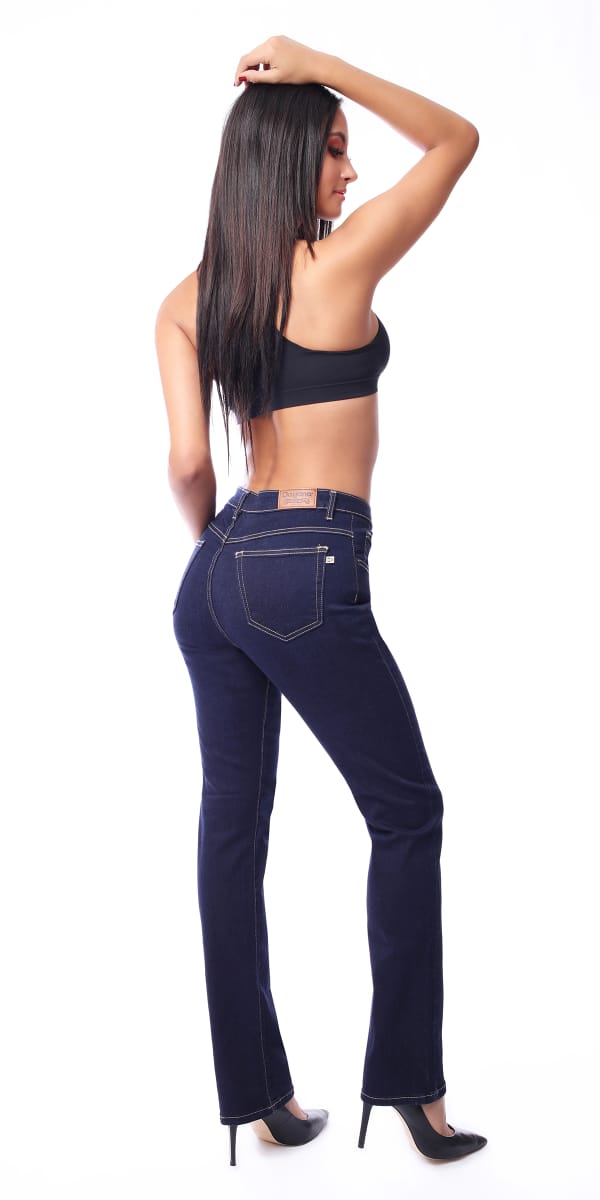 Jeans Dayana Mezclilla Stretch Cintura Alta 009