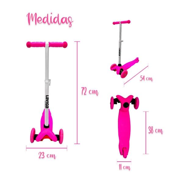 Scooter Patín Del Diablo Con Luces Led Para Niños Y Niñas
