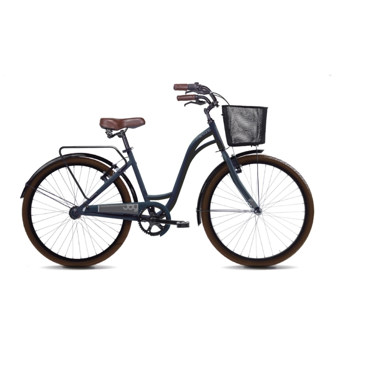 BICICLETA MERCURIO COMFORT JOY R26 C/CANASTILLA AZUL ENDY16