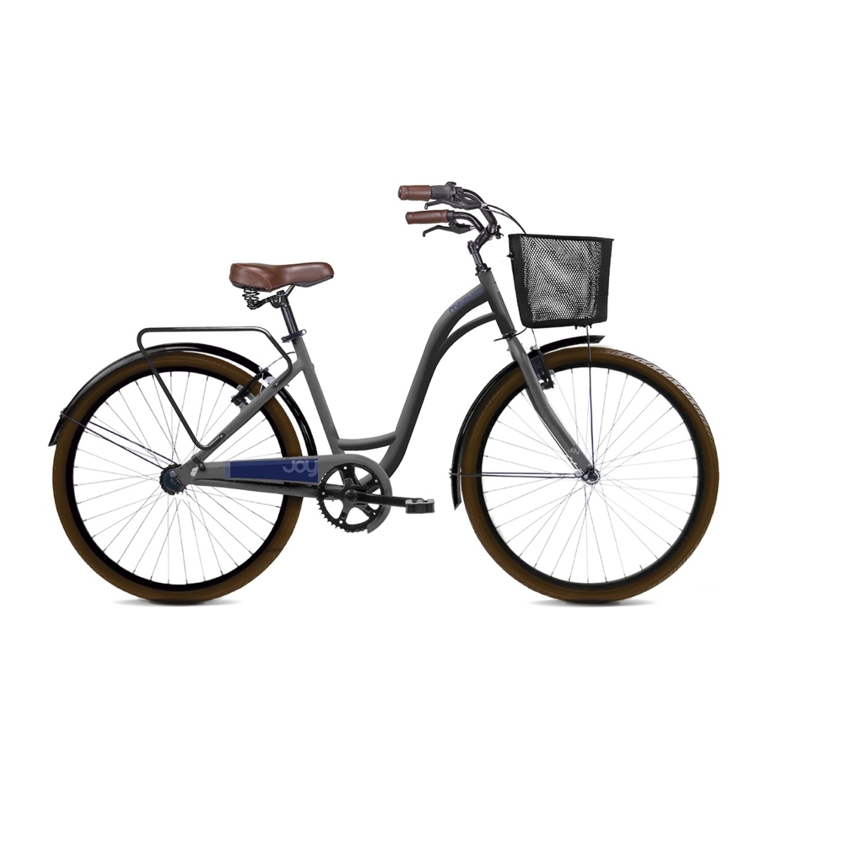 BICICLETA MERCURIO COMFORT JOY R26 C/CANASTILLA GRIS ENDY16