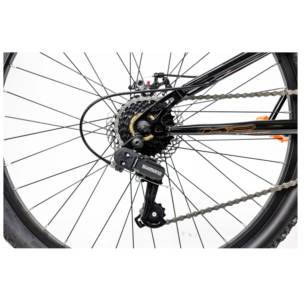 BICICLETA MERCURIO KAIZER DH R26 DOBLE SUSPENSIÓN 21V SHIMANO GRIS ENDY16