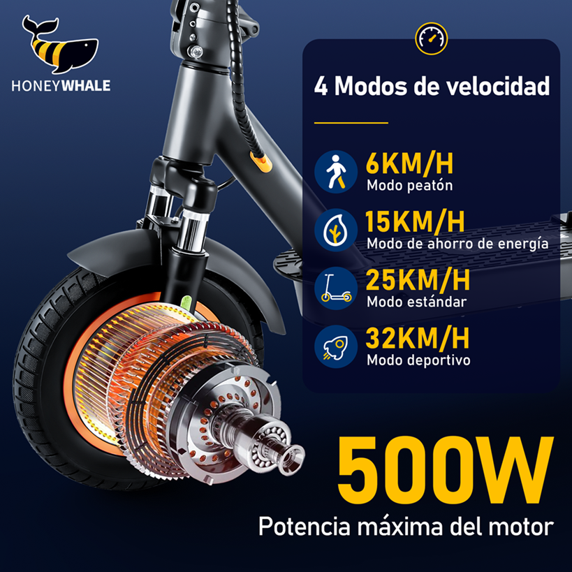Scooter eléctrico Honey Whale M2 Max-b .