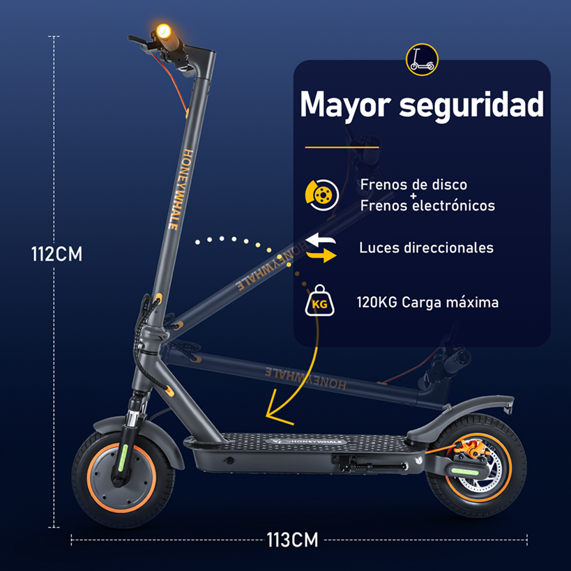 Scooter eléctrico Honey Whale M2 Max-b .