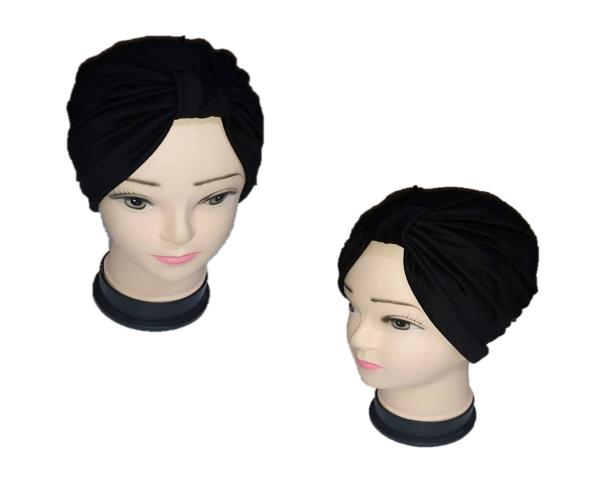 Gorros para Dama tipo turbantes algodón seda (pack 4 piezas). Oncologicos, alopecia, de moda, quirúrgico..