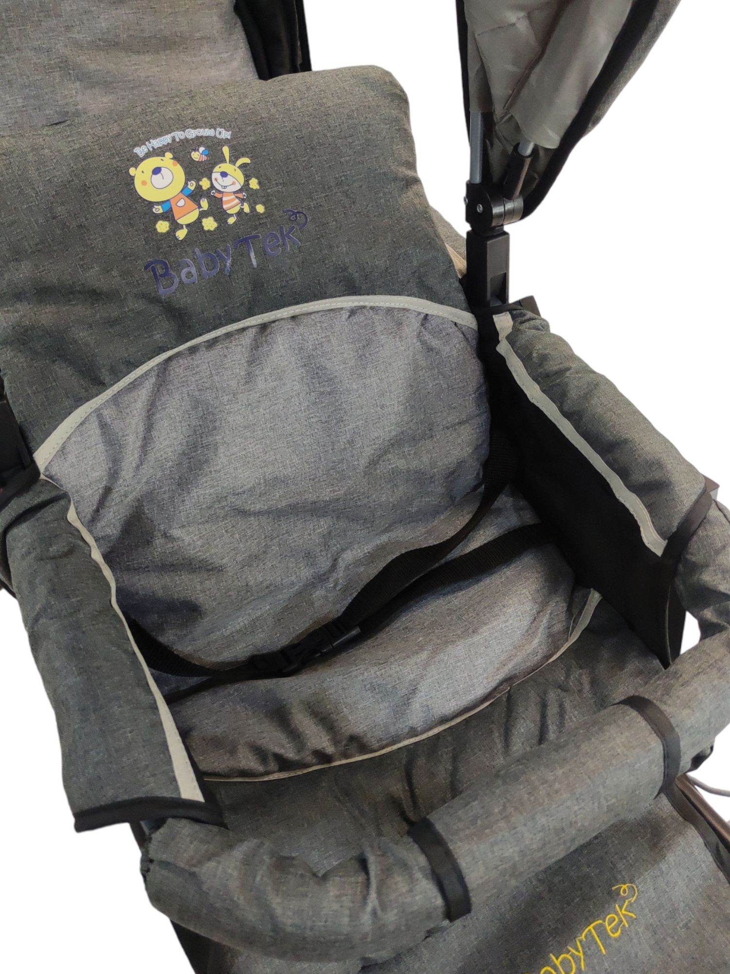 Carriola Doble para Bebe y Niño Gemelar Plegable 8 llantas  - Gris.