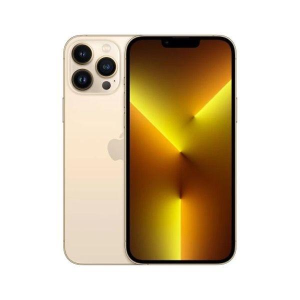 Apple iPhone 13 Pro Max Dorado 128GB Reacondicionado + Cubo.