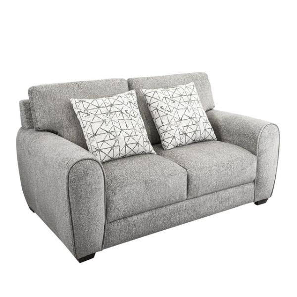 Sofá Love Seat Monaco Nash Para 2 Personas + Dos Cojines Decorativos