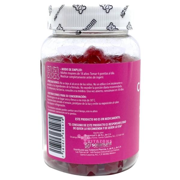 Colágeno + Biotina 60 gomitas Belabear Vitamina A C D 