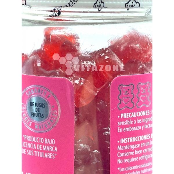 Colágeno + Biotina 60 gomitas Belabear Vitamina A C D 