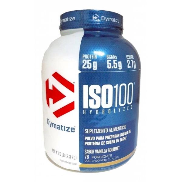 ISO 100 Hydrolyzed 5 Lbs Vainilla Dymatize. 