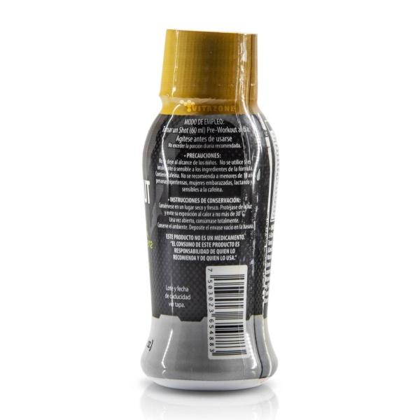 Grizzfit Pre-workout 9 shots Cafeína, Té Verde Soalnum 