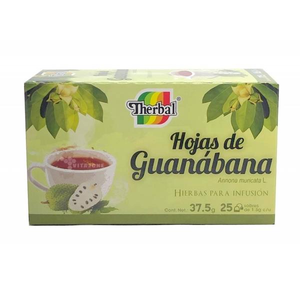 Hojas de Guanabana Té 25 sobres Therbal 