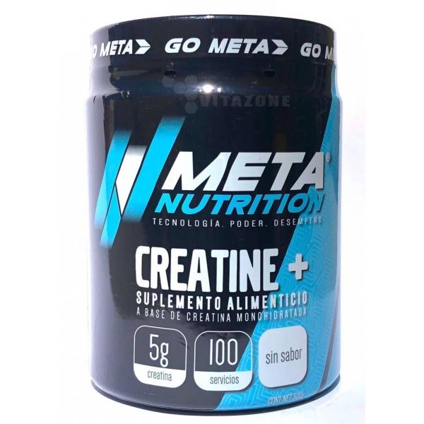 Creatina Monohidrato Meta Nutrition 500 G. 100 Porciones 