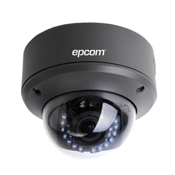 Cámara tipo domo antivandálico EPCOM D8TURBOVE 1080p TurboHD Lente 2.8 12mm IR 40M Interior IP66