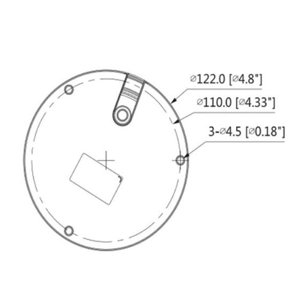 Cámara tipo domo IP DAHUA EZIP D2B40-ZS 4m Lente Motorizado de 2.8-12 mm IR 30 Mts Exterior IP67