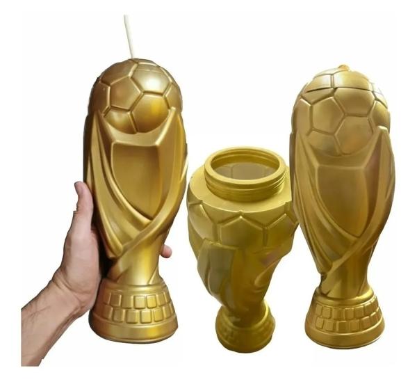 vaso alcancia copa  mundial Qatar futbol  cerveza michelada