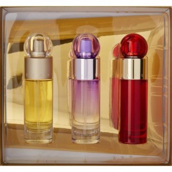 Set Perry Ellis Trio 360 + 360 Red + Reserve 30mL para Mujer