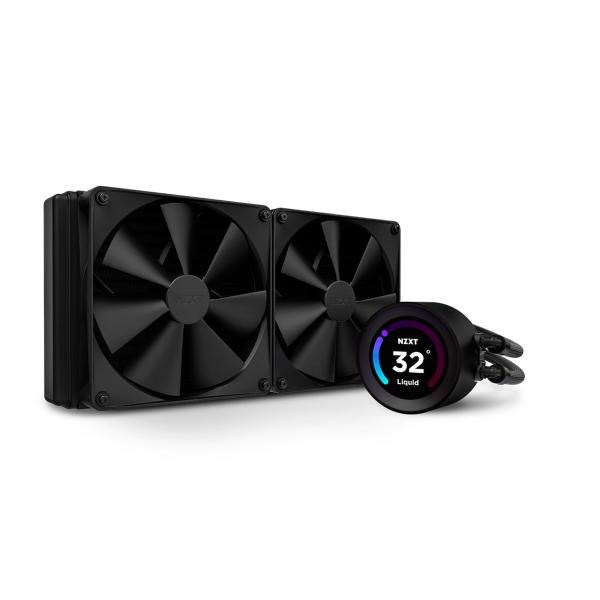 Enfriamiento Liquido NZXT KRAKEN 280 Elite 1500RPM 2x 140mm Negro.