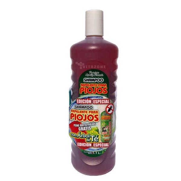 Shampoo repelente de Piojos 1100 Ml Indio Papago. 